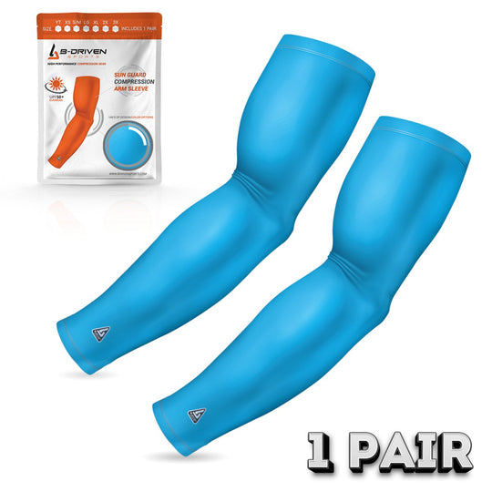 Baby Blue Arm Sleeve | Sun Sleeve - B-Driven Sports