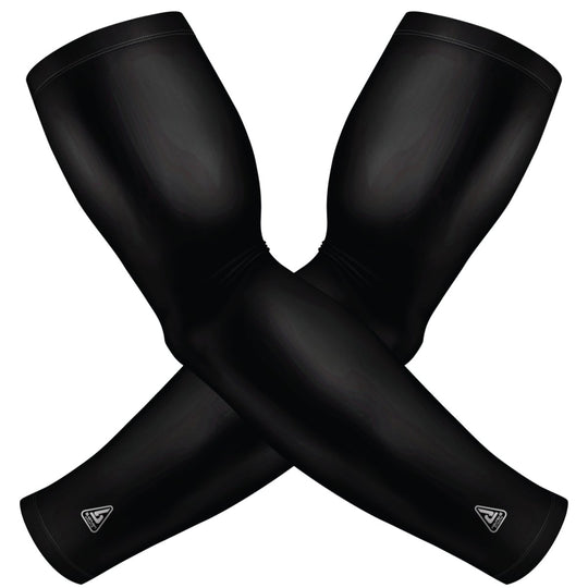 Black Compression Arm Sleeve | Sun Sleeve - B-Driven Sports