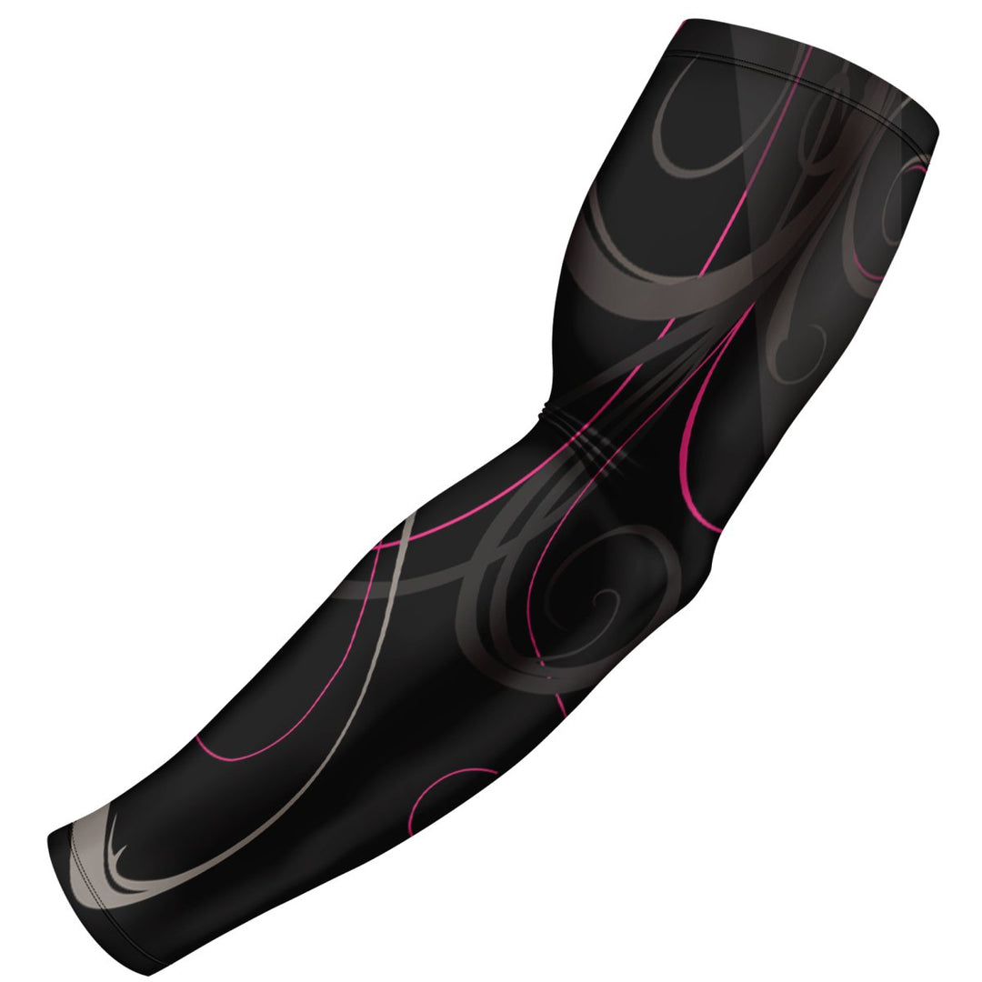 Black Ornament Arm Sleeve - B-Driven Sports