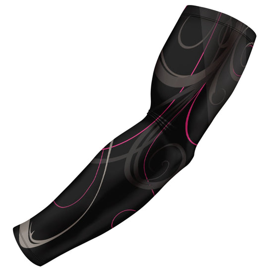 Black Ornament Arm Sleeve - B-Driven Sports