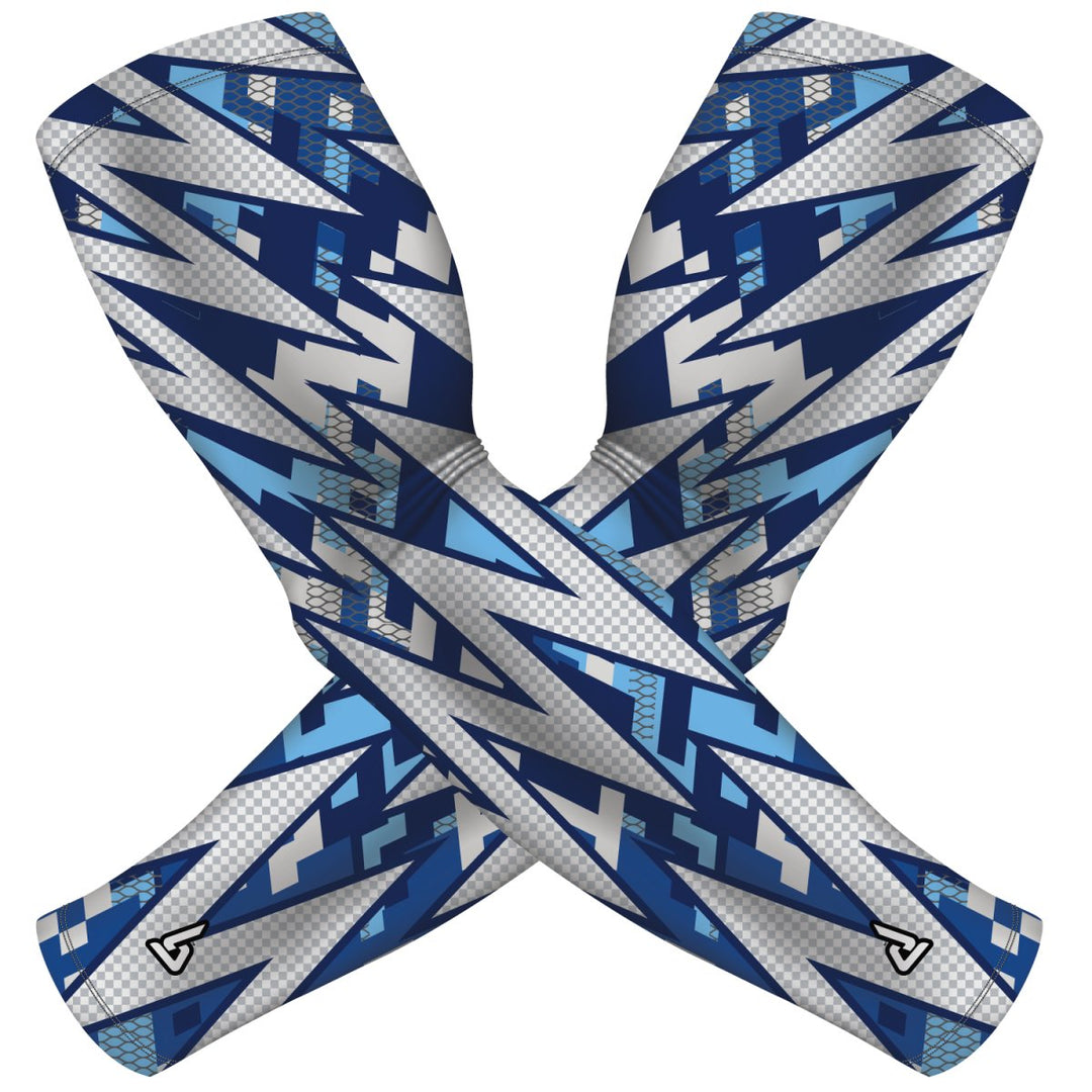 Blue ZigZag | Sun Sleeve - B-Driven Sports