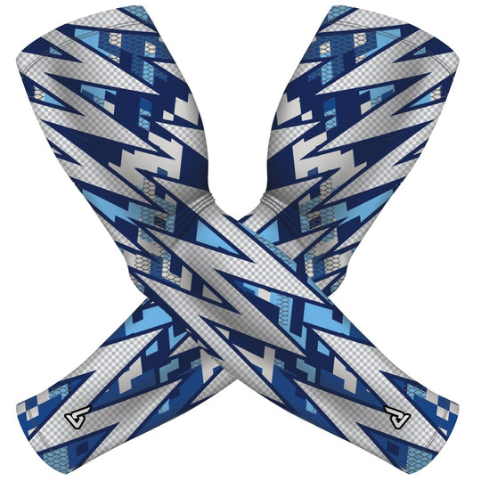 Blue ZigZag | Sun Sleeve - B-Driven Sports