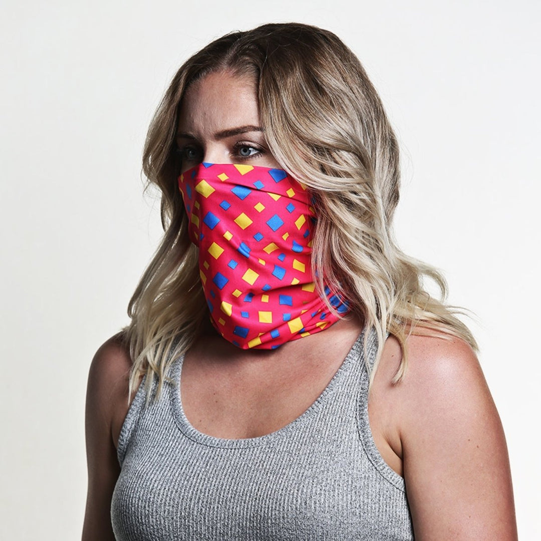 Diamond Flamingo Pink | Neck Gaiter - B-Driven Sports