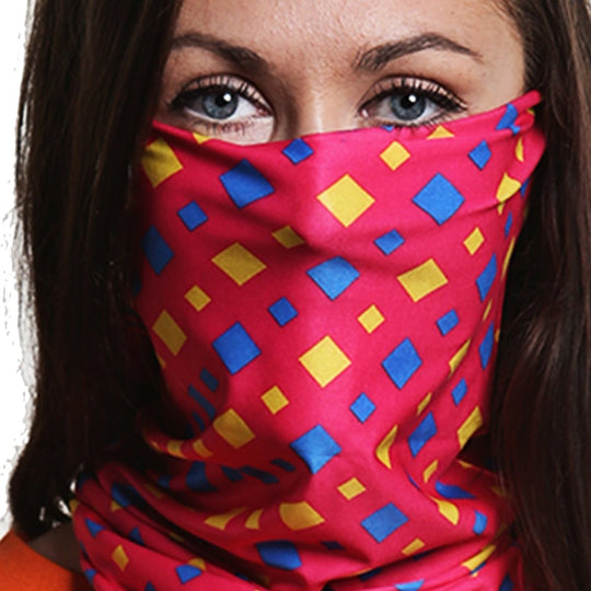 Diamond Flamingo Pink | Neck Gaiter - B-Driven Sports