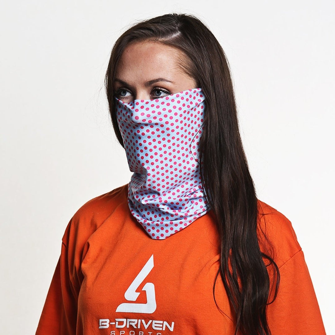 Dotted Polka | Neck Gaiter - B-Driven Sports