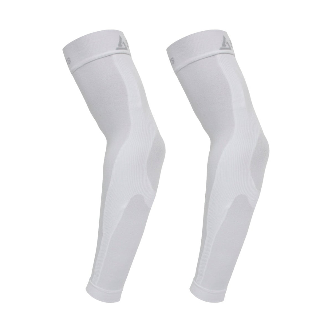Enhanced Graduated Compression Arm Sleeve | White - Pair - B-Driven Sports