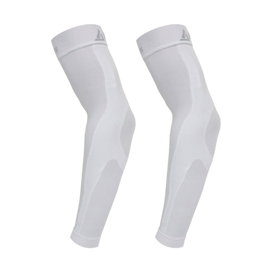Enhanced Graduated Compression Arm Sleeve | White - Pair - B-Driven Sports