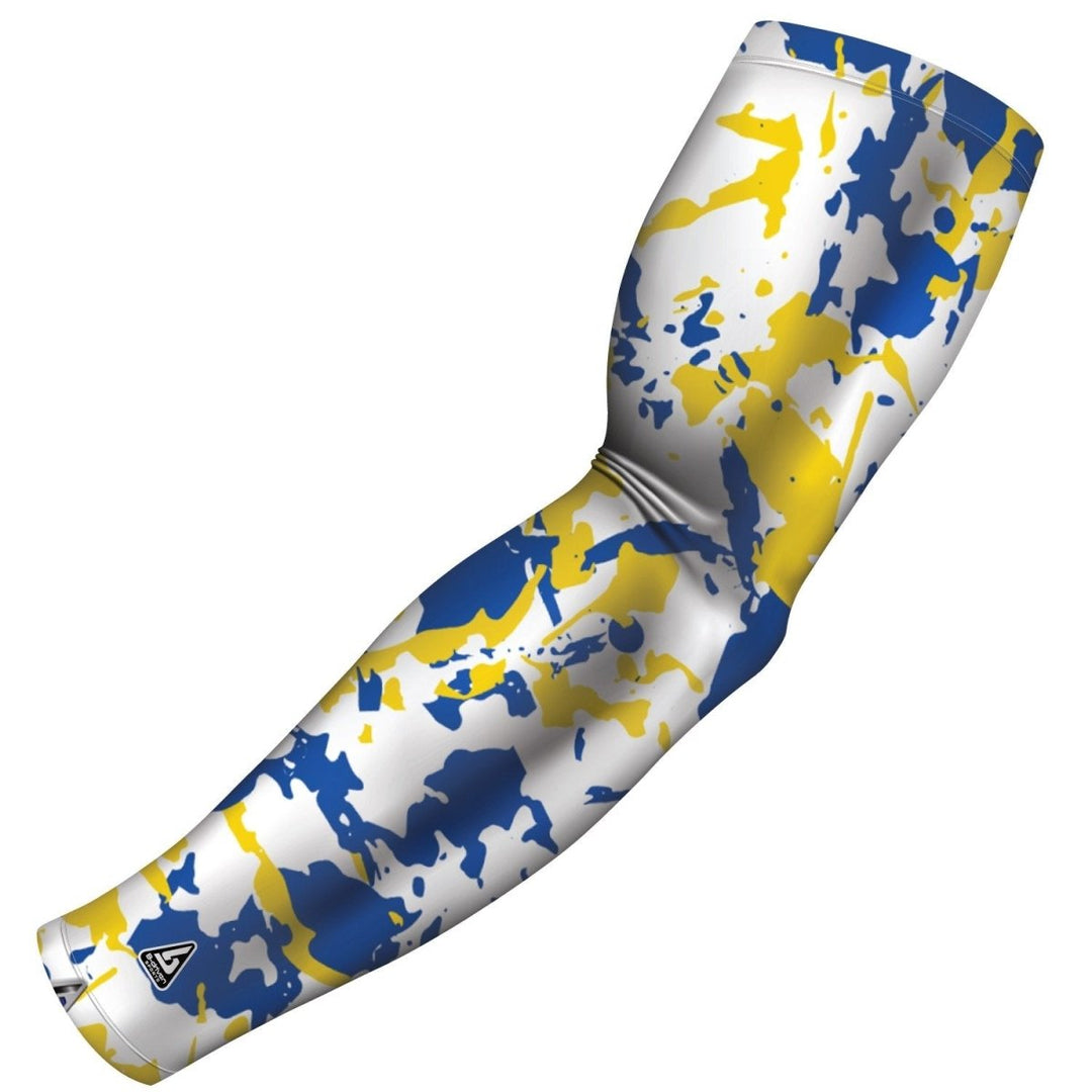 Flaked Camo Blue Yellow - B-Driven Sports