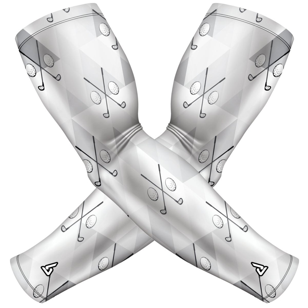 Golf Plaid Grey | Sun Sleeve - B-Driven Sports