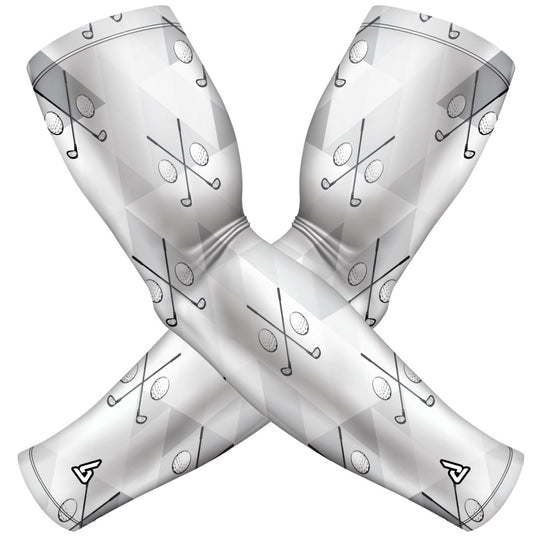 Golf Plaid Grey | Sun Sleeve - B-Driven Sports
