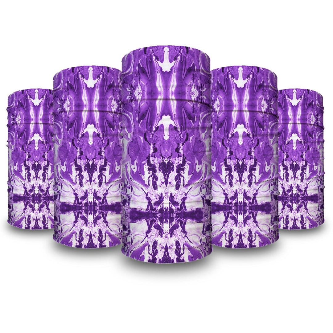 Grape Swirl | Neck Gaiter - B-Driven Sports