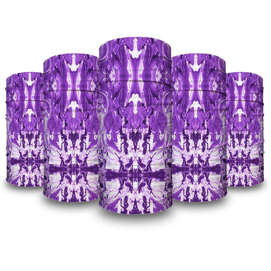 Grape Swirl | Neck Gaiter - B-Driven Sports