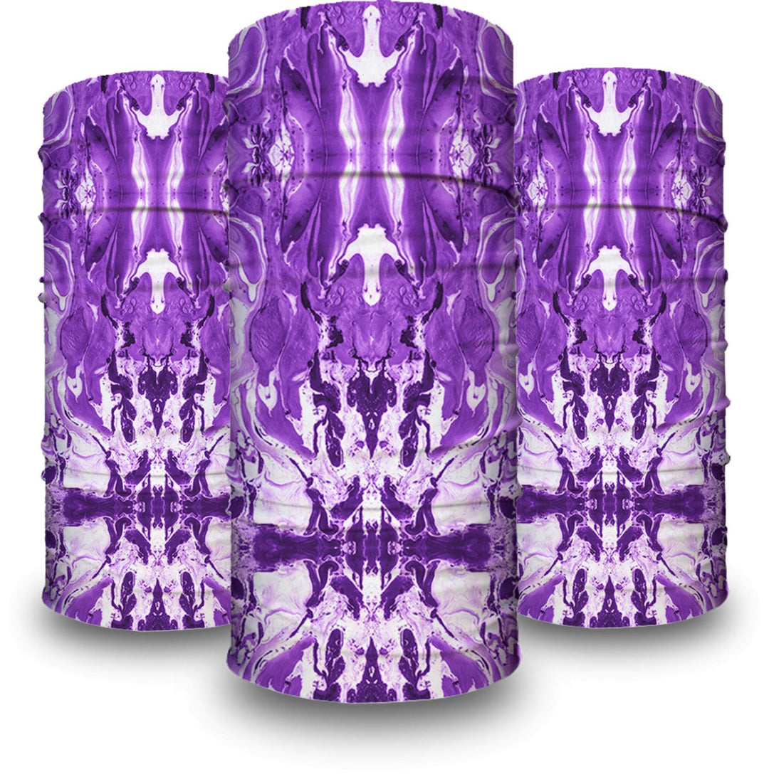 Grape Swirl | Neck Gaiter - B-Driven Sports