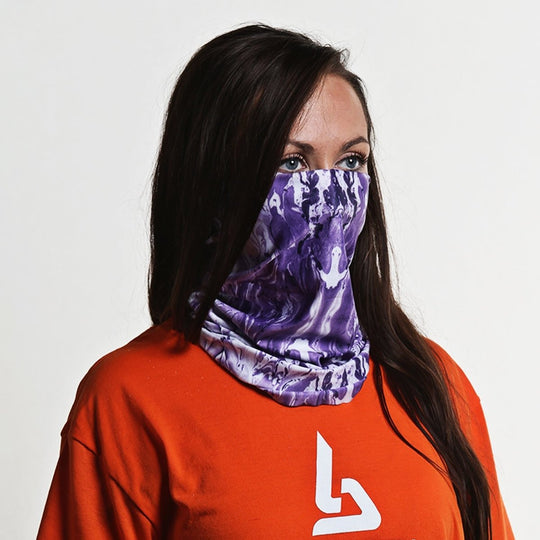 Grape Swirl | Neck Gaiter - B-Driven Sports