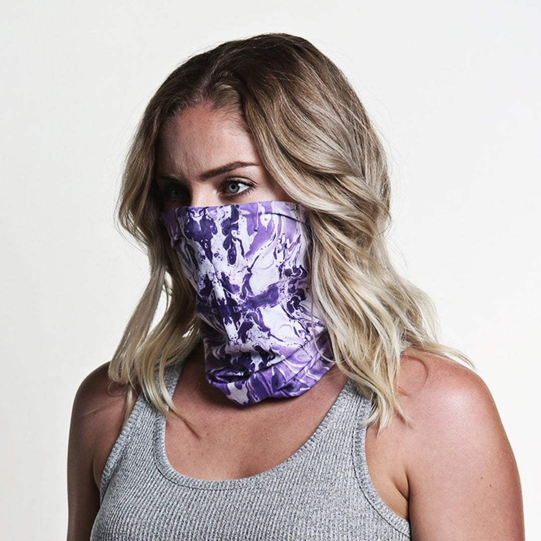 Grape Swirl | Neck Gaiter - B-Driven Sports