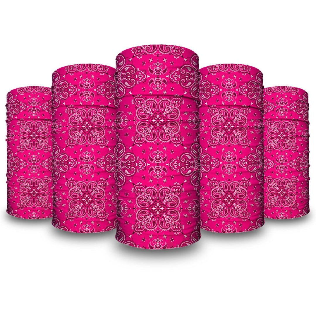 Paisley Pink | Neck Gaiter - B-Driven Sports