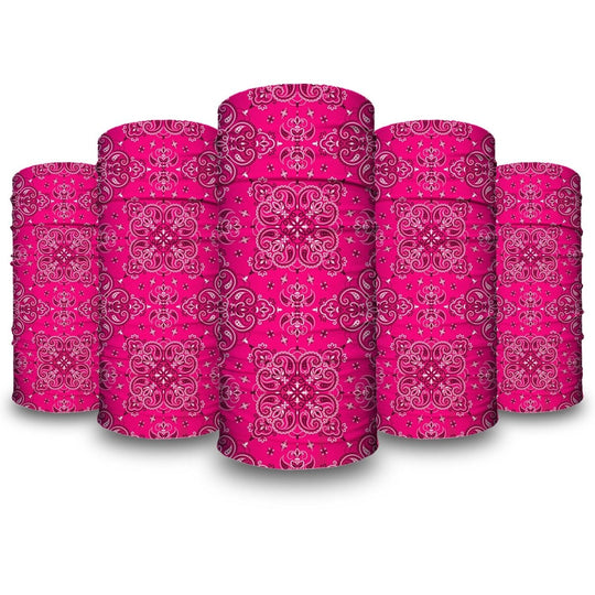 Paisley Pink | Neck Gaiter - B-Driven Sports