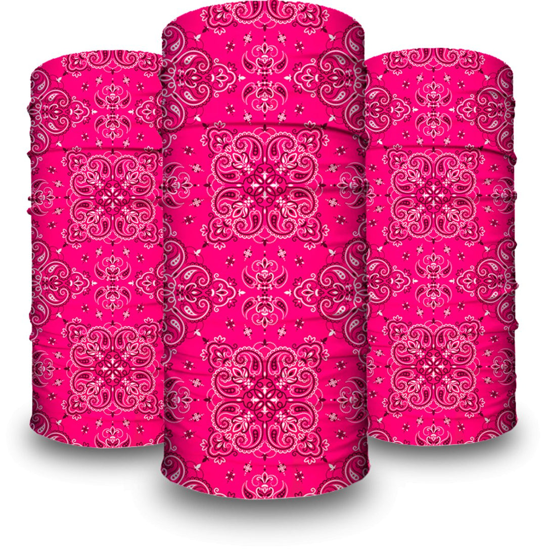 Paisley Pink | Neck Gaiter - B-Driven Sports