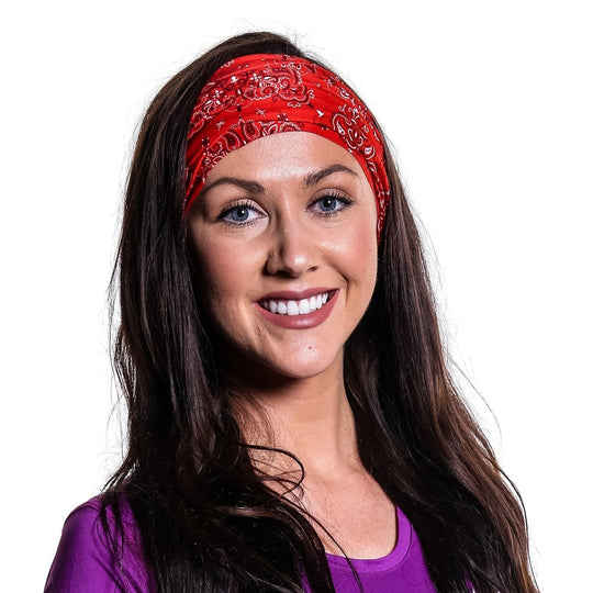 Paisley Traditional Red | Neck Gaiter - B-Driven Sports