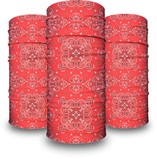 Paisley Traditional Red | Neck Gaiter - B-Driven Sports