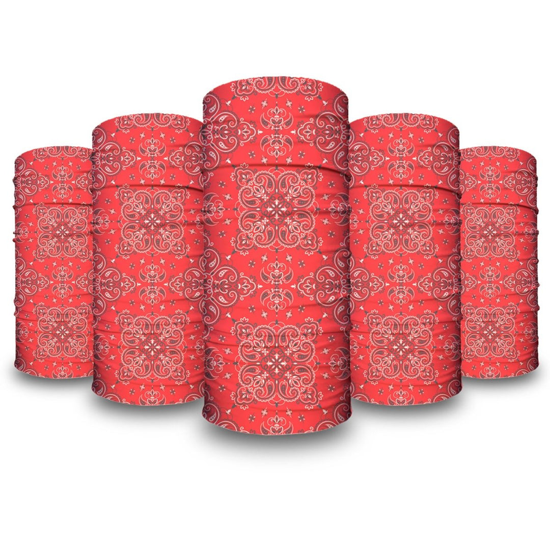 Paisley Traditional Red | Neck Gaiter - B-Driven Sports