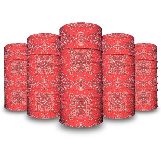 Paisley Traditional Red | Neck Gaiter - B-Driven Sports
