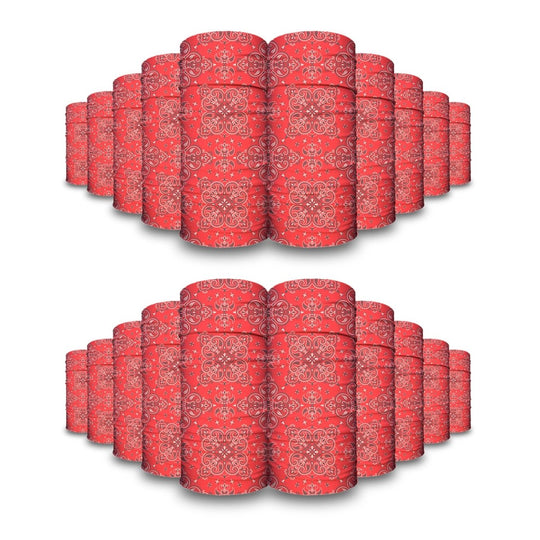 Paisley Traditional Red | Neck Gaiter - B-Driven Sports