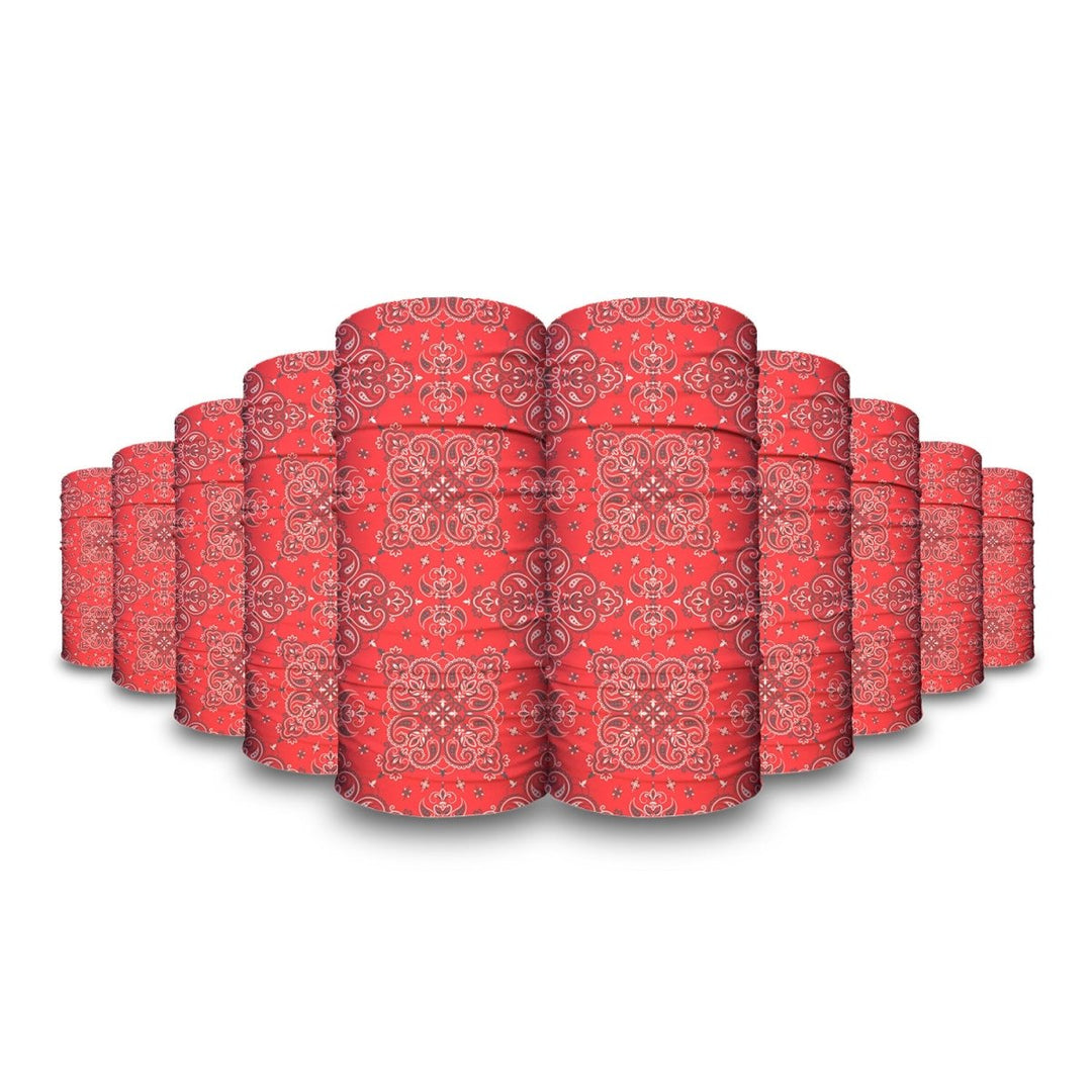 Paisley Traditional Red | Neck Gaiter - B-Driven Sports