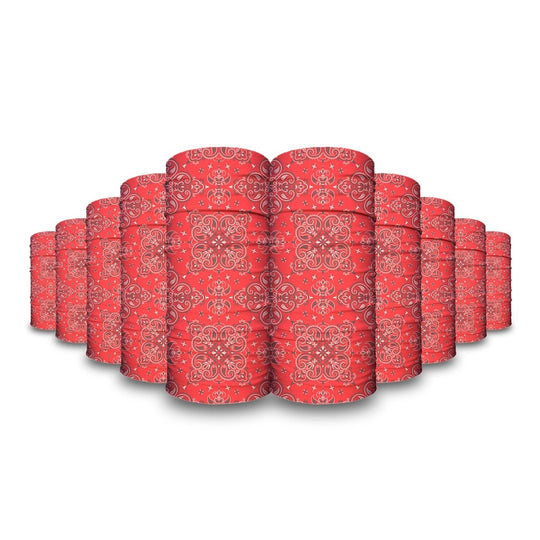 Paisley Traditional Red | Neck Gaiter - B-Driven Sports