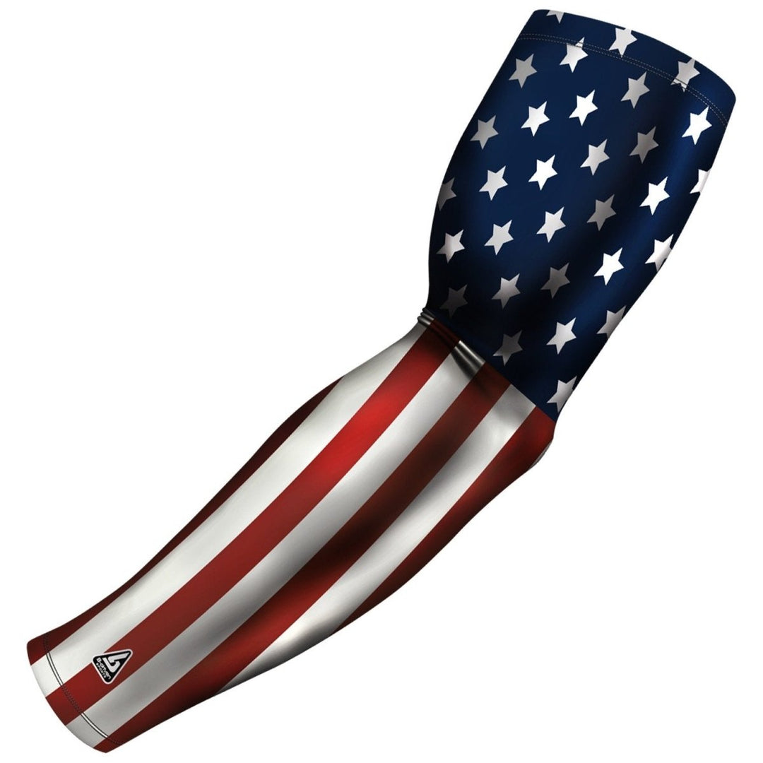 Patriot Flag Baseball Arm Sleeve - B-Driven Sports