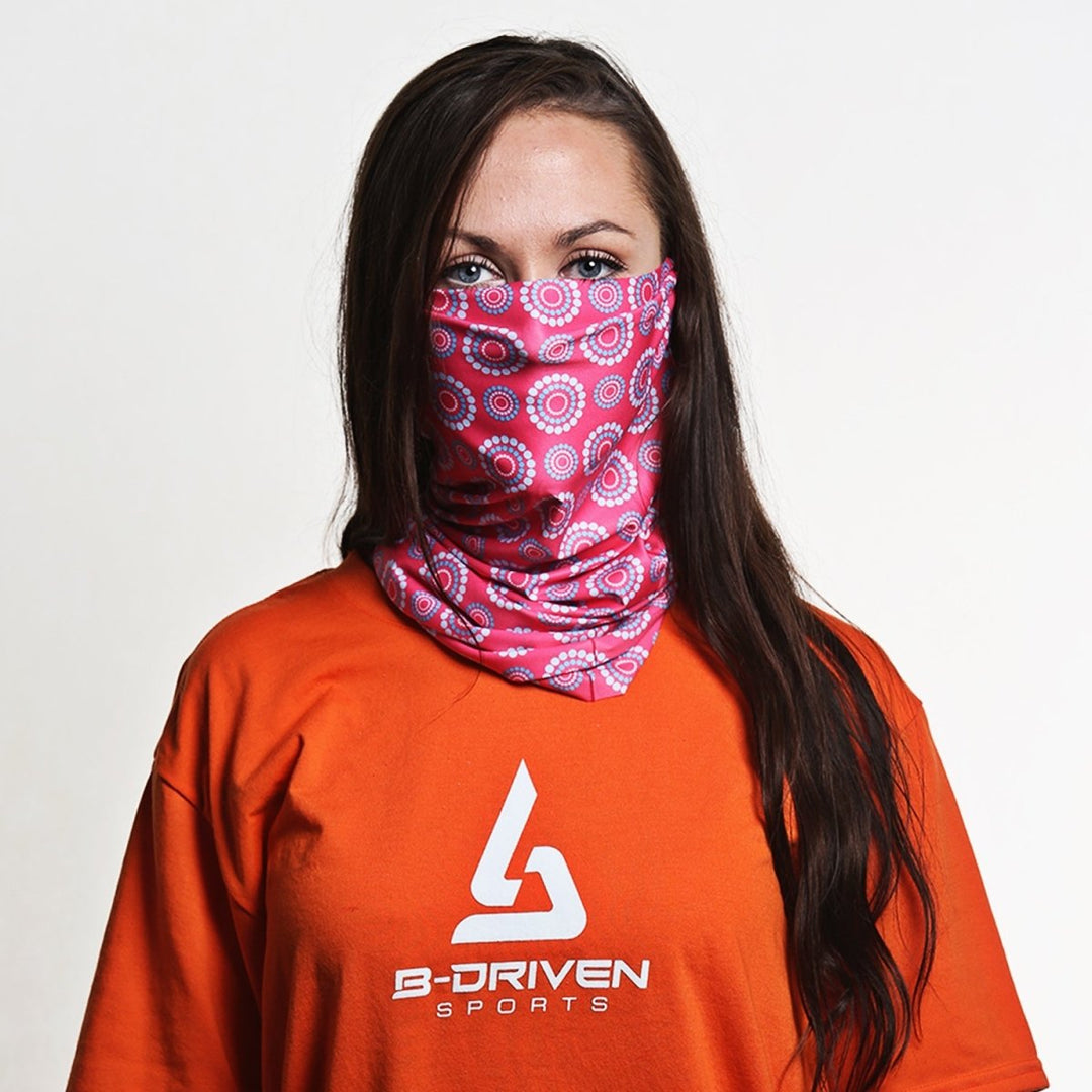 Pink Daisy | Neck Gaiter - B-Driven Sports