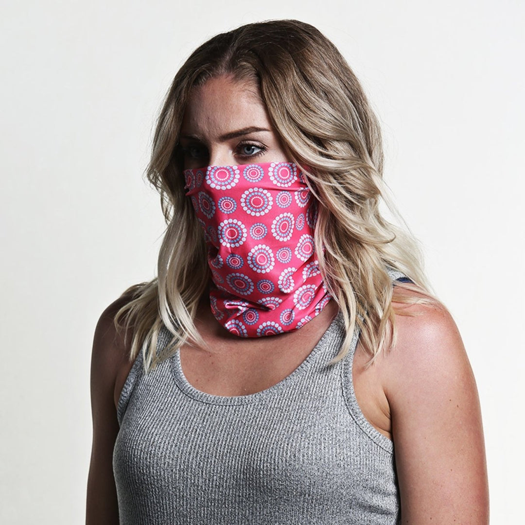 Pink Daisy | Neck Gaiter - B-Driven Sports