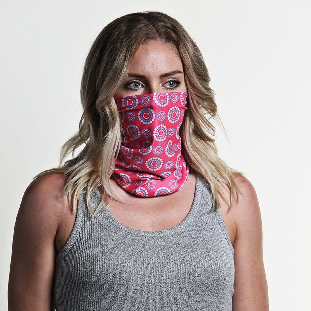 Pink Daisy | Neck Gaiter - B-Driven Sports