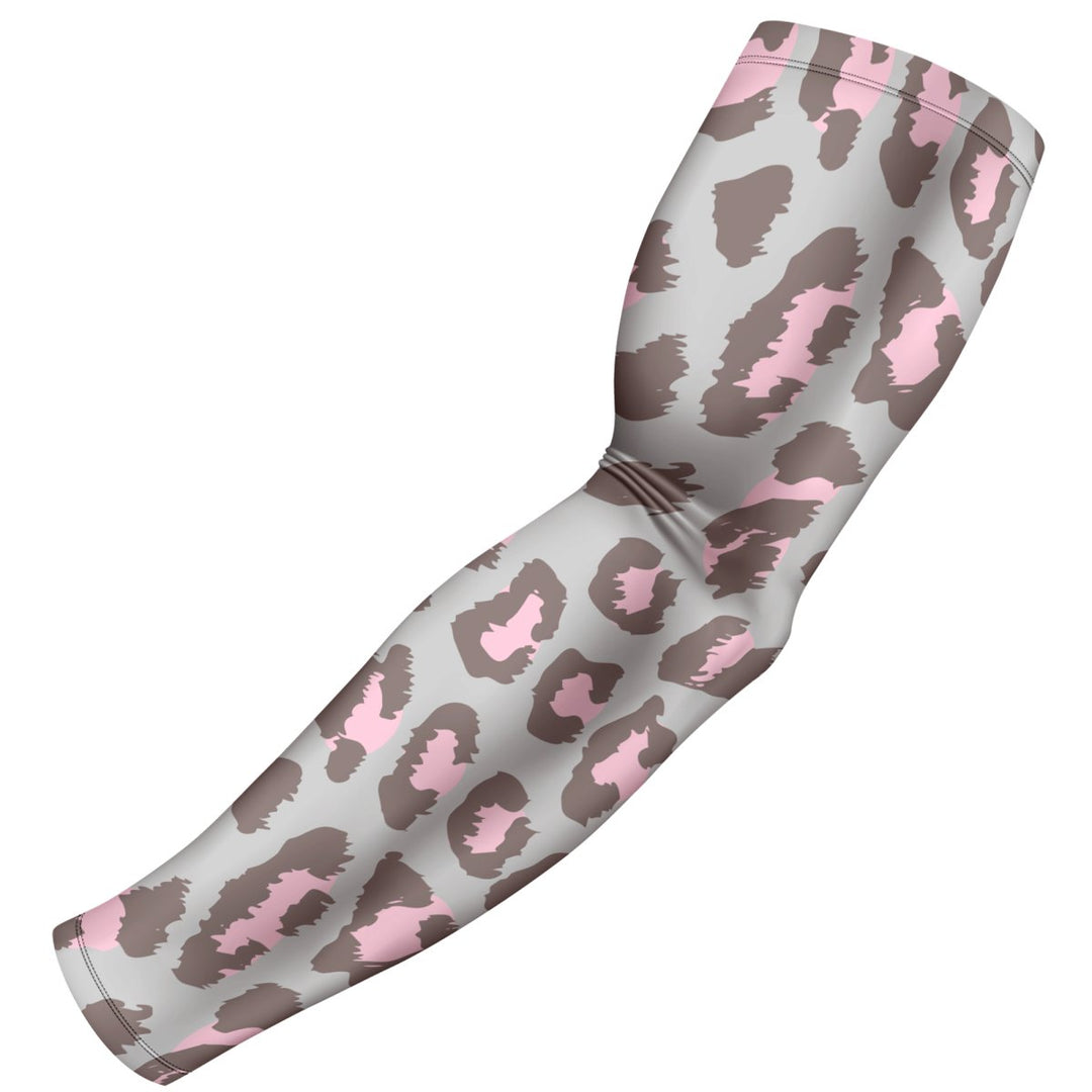 Pink Leopard Arm Sleeve - B-Driven Sports