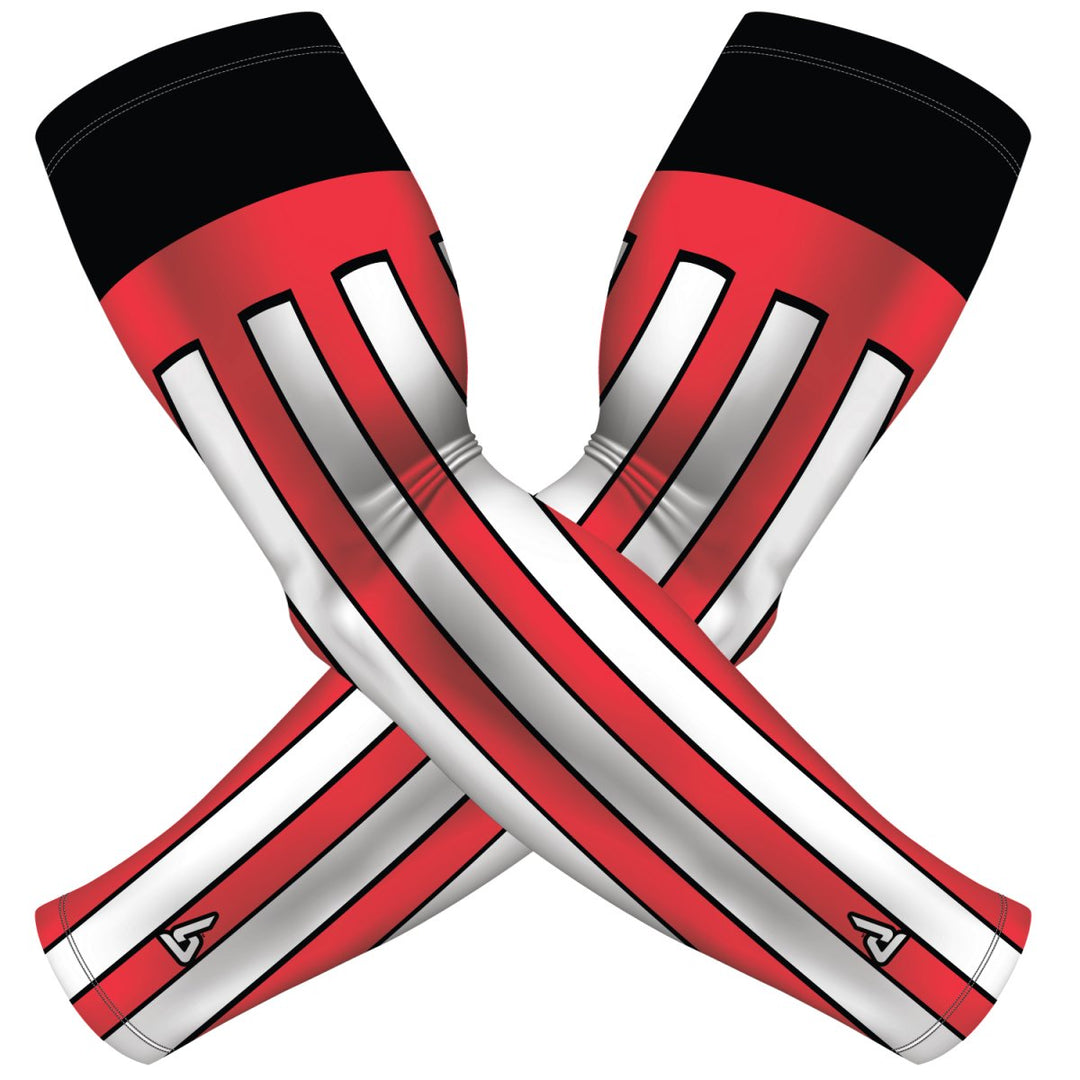 Red White Edge | Sun Sleeve - B-Driven Sports
