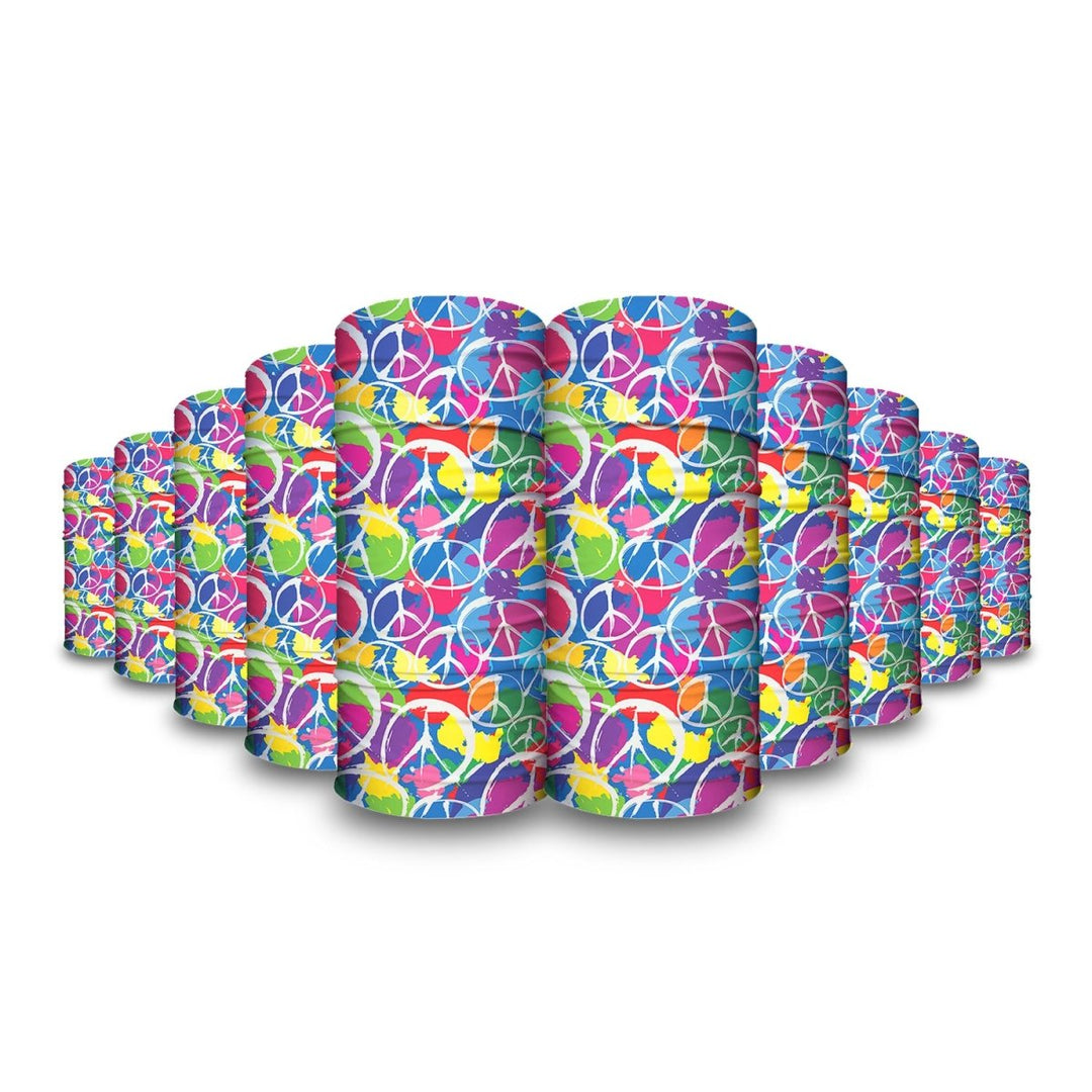 Retro Peace | Neck Gaiter - B-Driven Sports