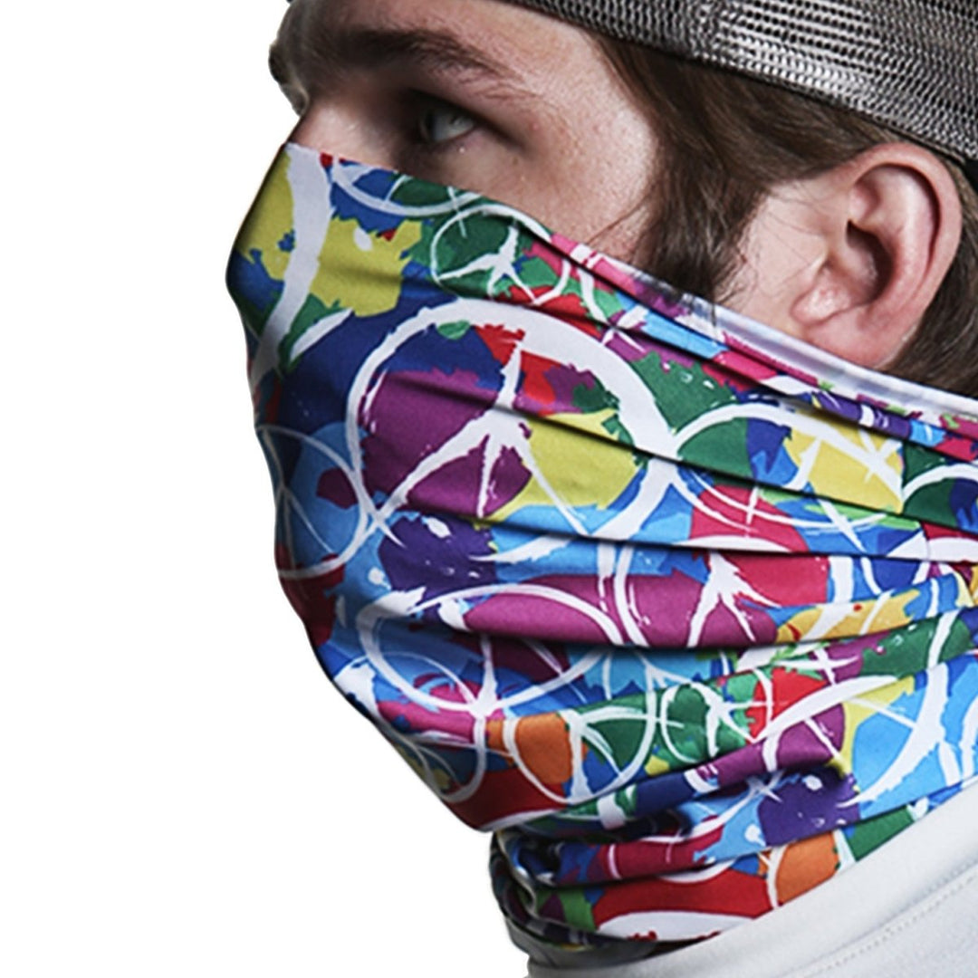 Retro Peace | Neck Gaiter - B-Driven Sports