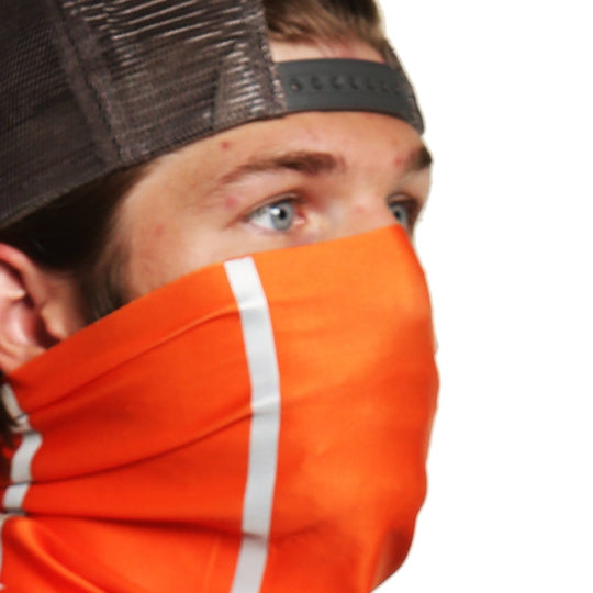 Safety Orange | Neck Gaiter - B-Driven Sports