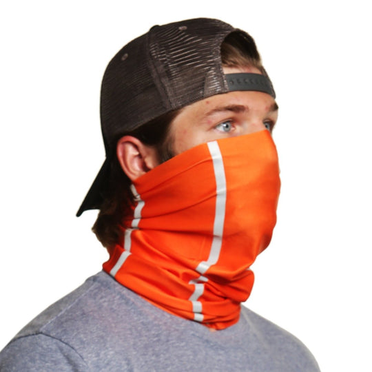 Safety Orange | Neck Gaiter - B-Driven Sports