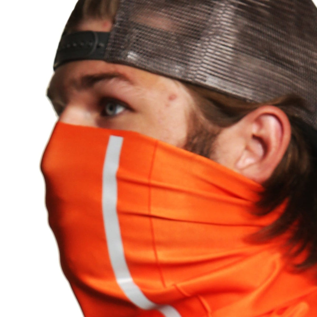 Safety Orange | Neck Gaiter - B-Driven Sports