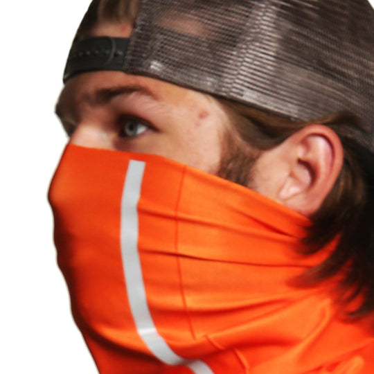 Safety Orange | Neck Gaiter - B-Driven Sports