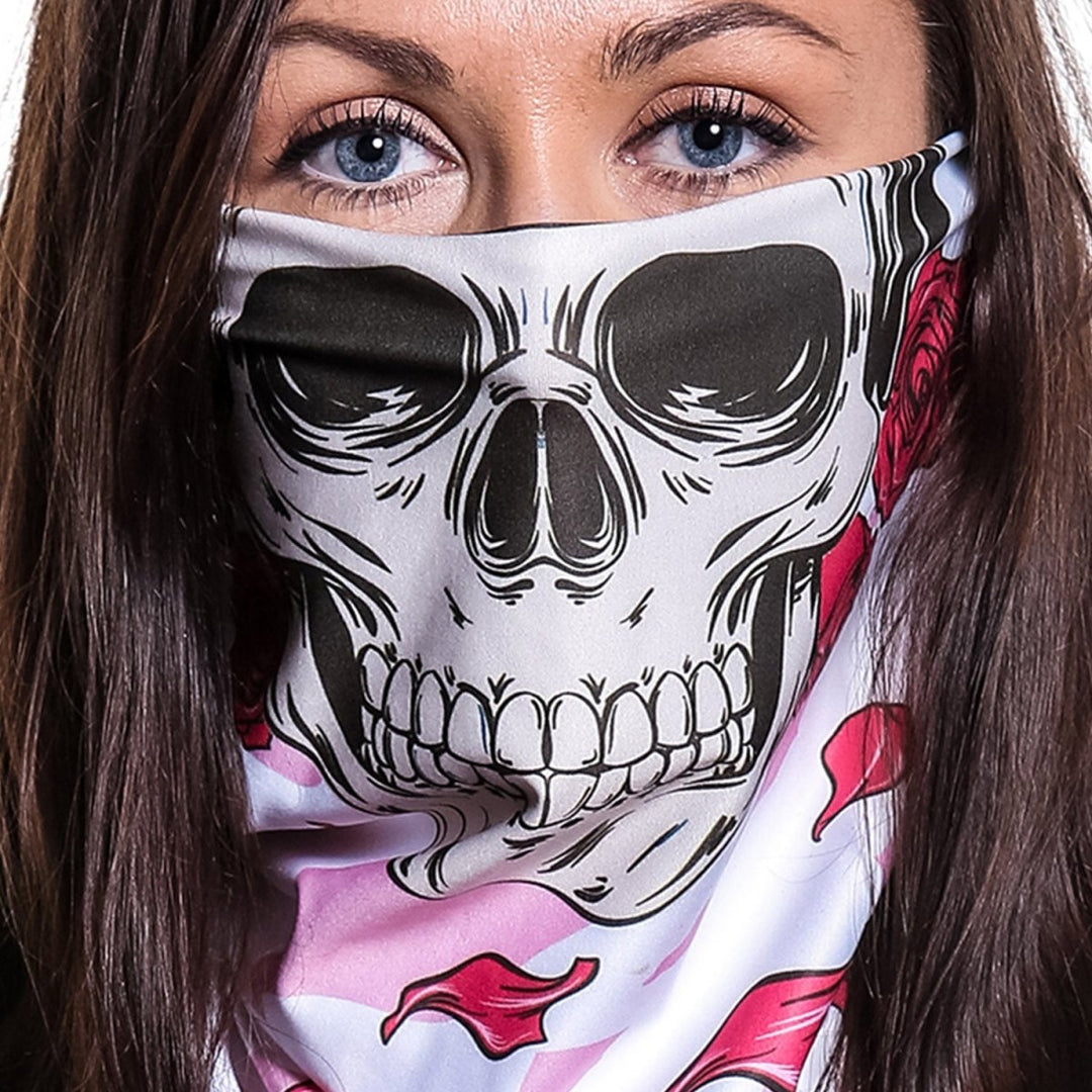 Skulls N Roses | Neck Gaiter - B-Driven Sports