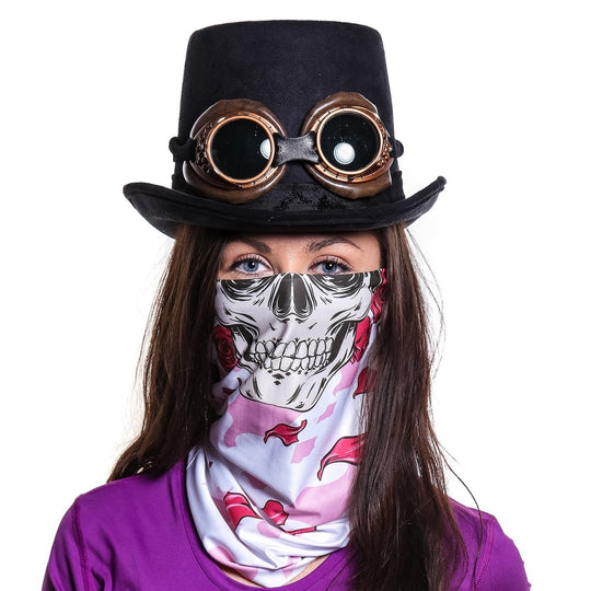 Skulls N Roses | Neck Gaiter - B-Driven Sports