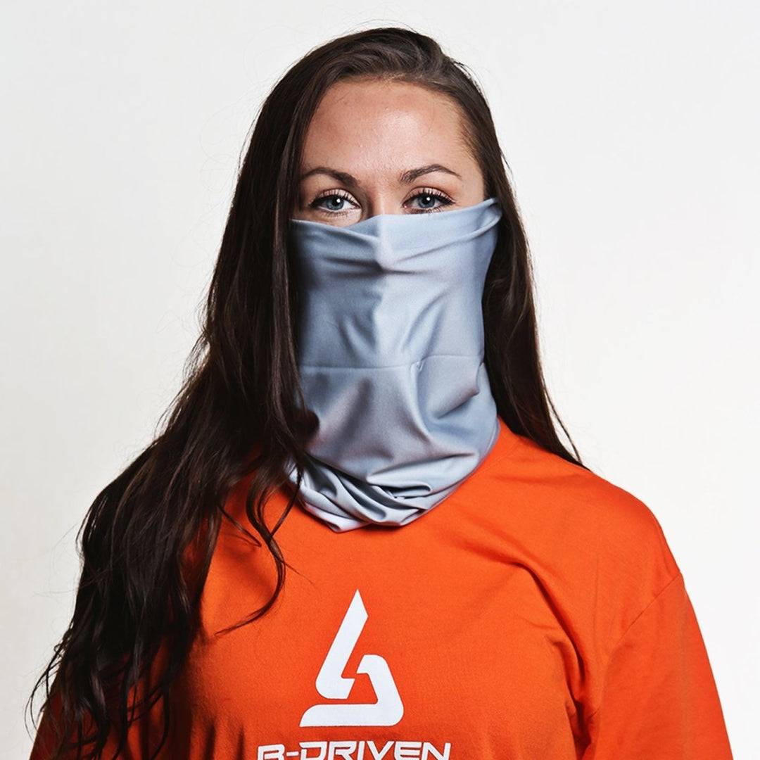 Solid Heather Grey | Neck Gaiter - B-Driven Sports