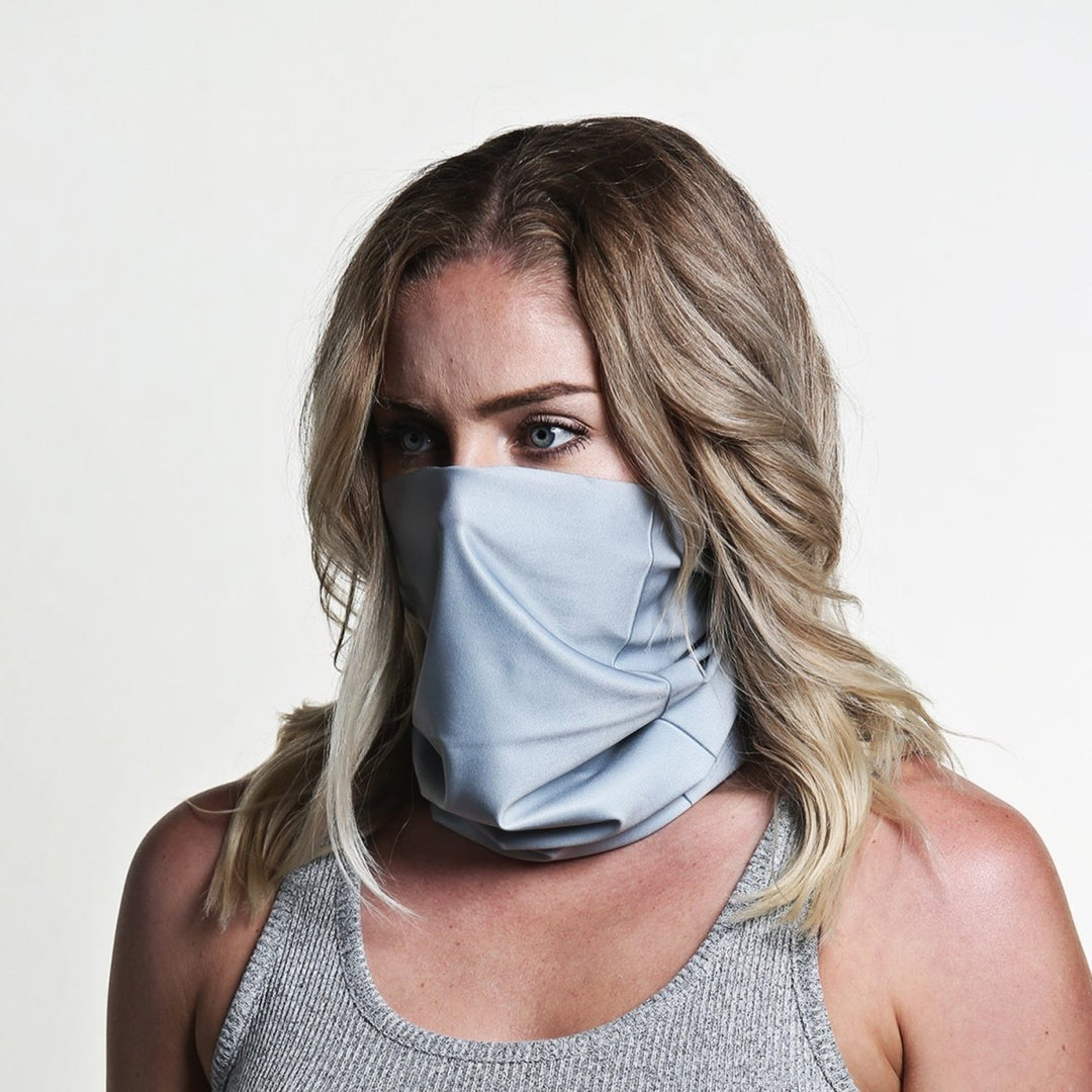 Solid Heather Grey | Neck Gaiter - B-Driven Sports