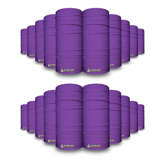Solid Heather Purple | Neck Gaiter - B-Driven Sports