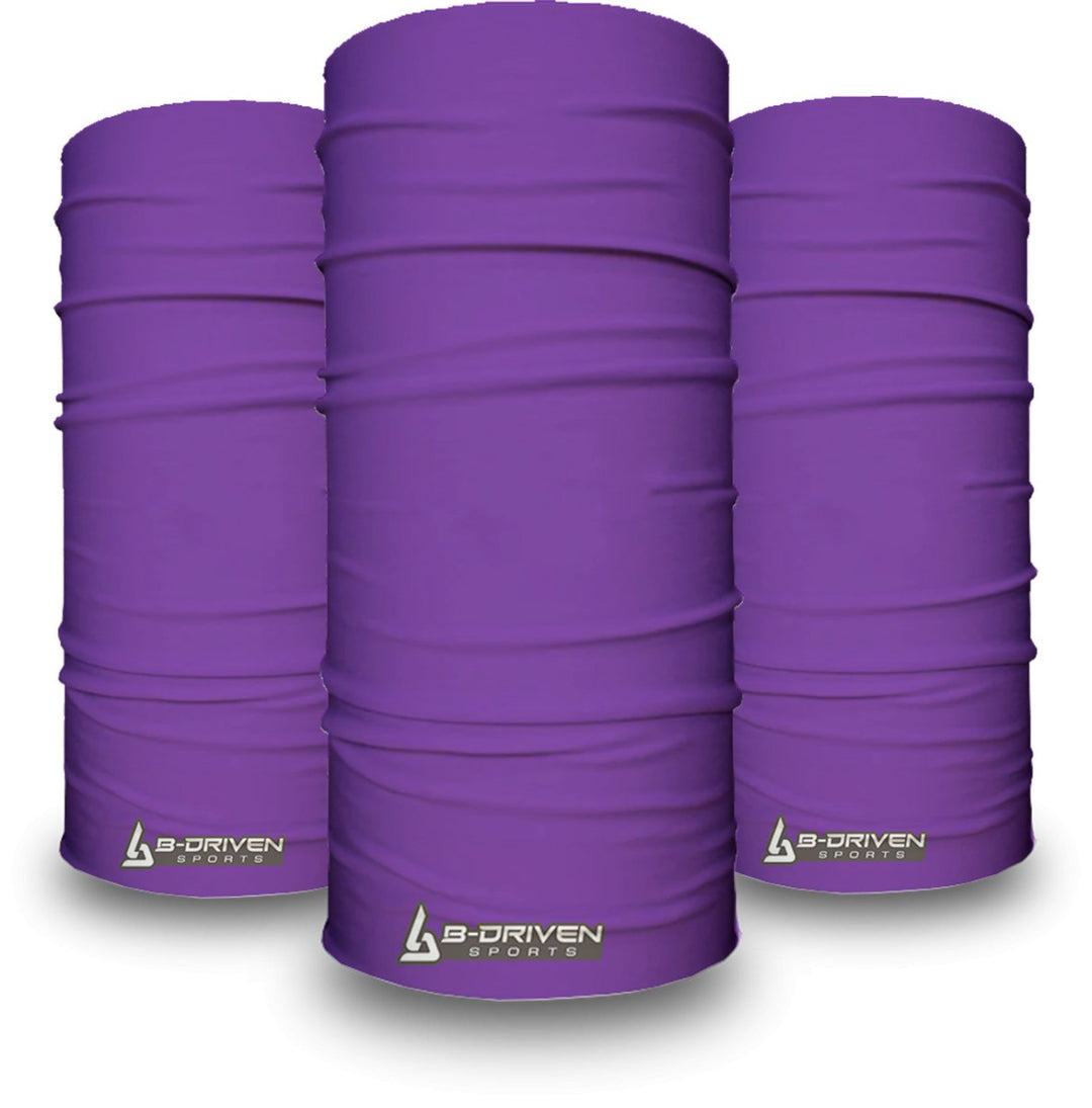 Solid Heather Purple | Neck Gaiter - B-Driven Sports