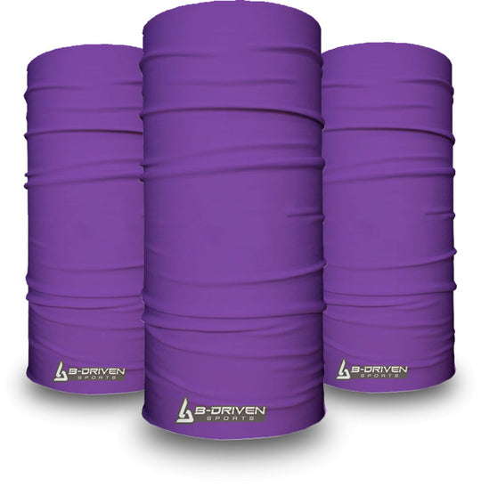 Solid Heather Purple | Neck Gaiter - B-Driven Sports