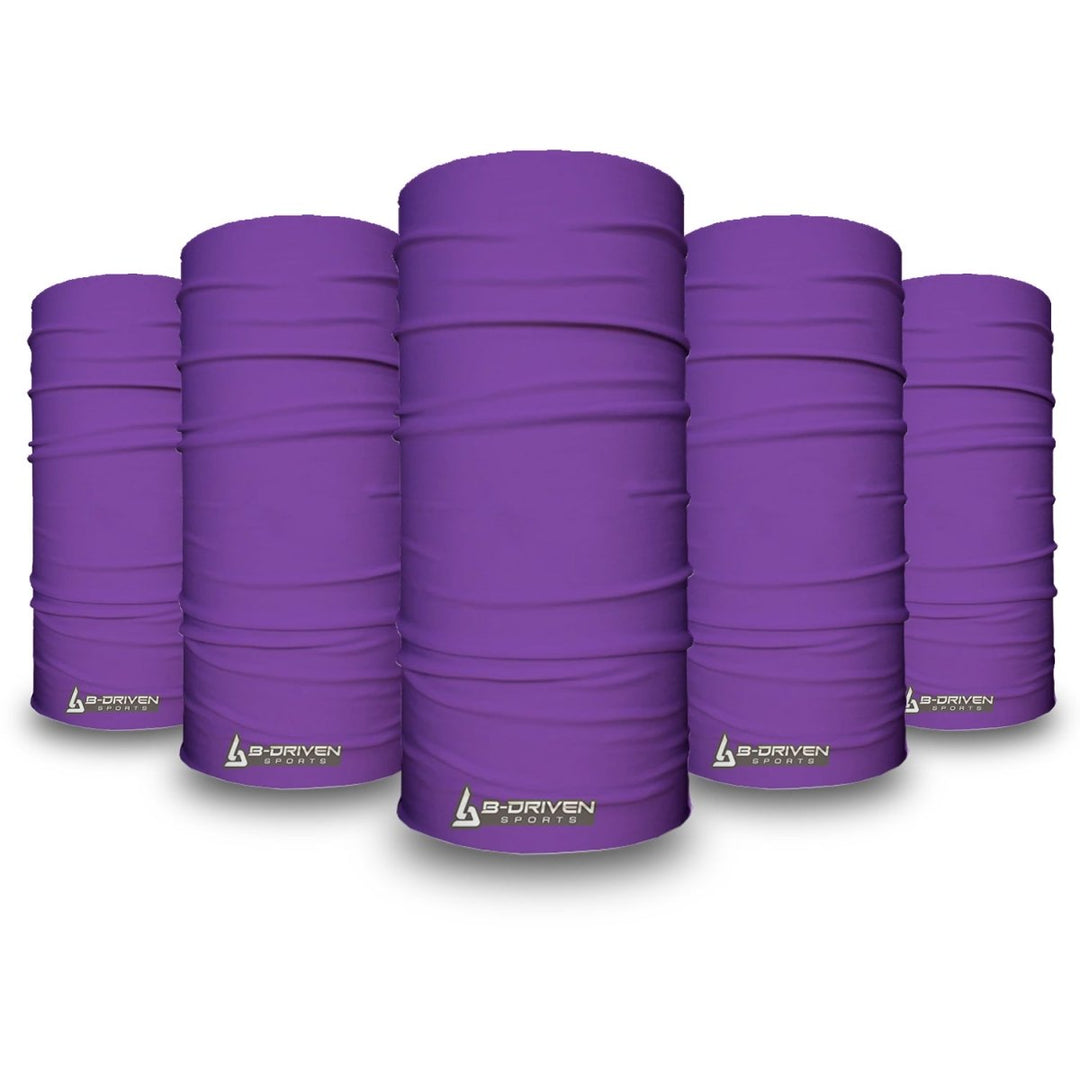 Solid Heather Purple | Neck Gaiter - B-Driven Sports