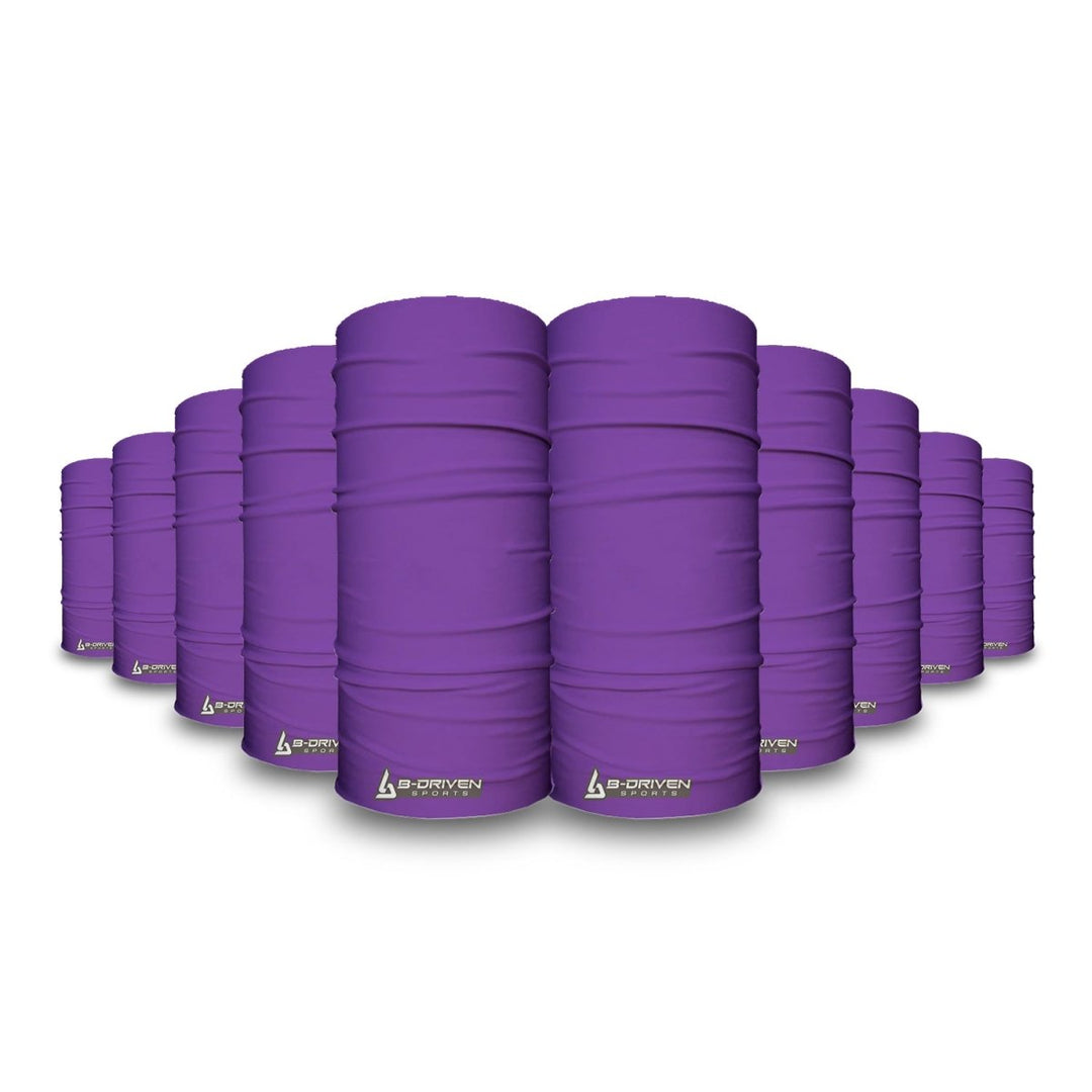 Solid Heather Purple | Neck Gaiter - B-Driven Sports